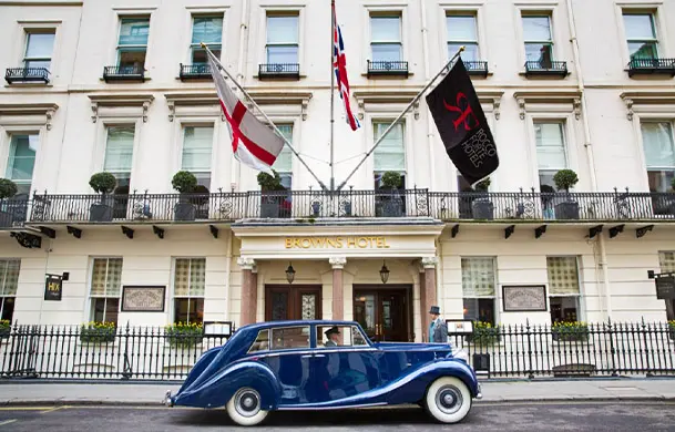 Brown Hotel Londres Agatha Christie Rudyard Kipling Olga Polizzi Rocco Forte Empreinte Tony Mayer
