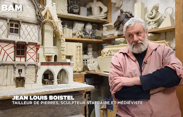 Jean-Louis Boistel compagnon sculpteur de pierre Empreinte tony Mayer